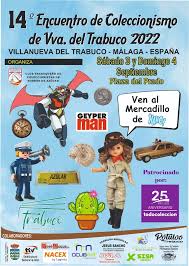 Cartel de la 14ª edición del Encuentro de Coleccionismo de Villanueva del Trabuco (2022)