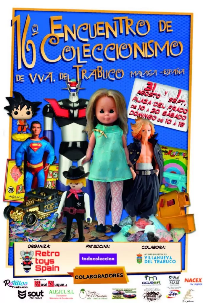 Cartel de la 16ª edición del Encuentro de Coleccionismo de Villanueva del Trabuco (2024)